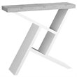 Accent Table Console Entryway Narrow Sofa Bedroom Laminate Gray White