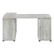 Computer Desk Home Office Corner L Shape Work Laptop Laminate Grey