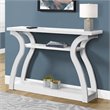 Accent Table Console Entryway Narrow Sofa Bedroom Laminate White