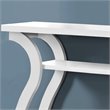 Accent Table Console Entryway Narrow Sofa Bedroom Laminate White