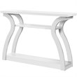 Accent Table Console Entryway Narrow Sofa Bedroom Laminate White