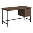 Computer Desk Home Office Laptop Storage Drawers 55