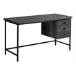 Computer Desk Home Office Laptop Storage Drawers 55