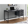 Computer Desk Home Office Laptop Storage Drawers 55