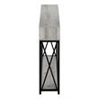 Accent Table Console Entryway Narrow Sofa Living Room Bedroom Metal Grey