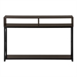 Accent Table Console Entryway Narrow Sofa Bedroom Metal Brown