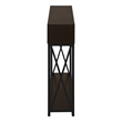 Accent Table Console Entryway Narrow Sofa Bedroom Metal Brown