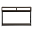 Accent Table Console Entryway Narrow Sofa Bedroom Metal Brown