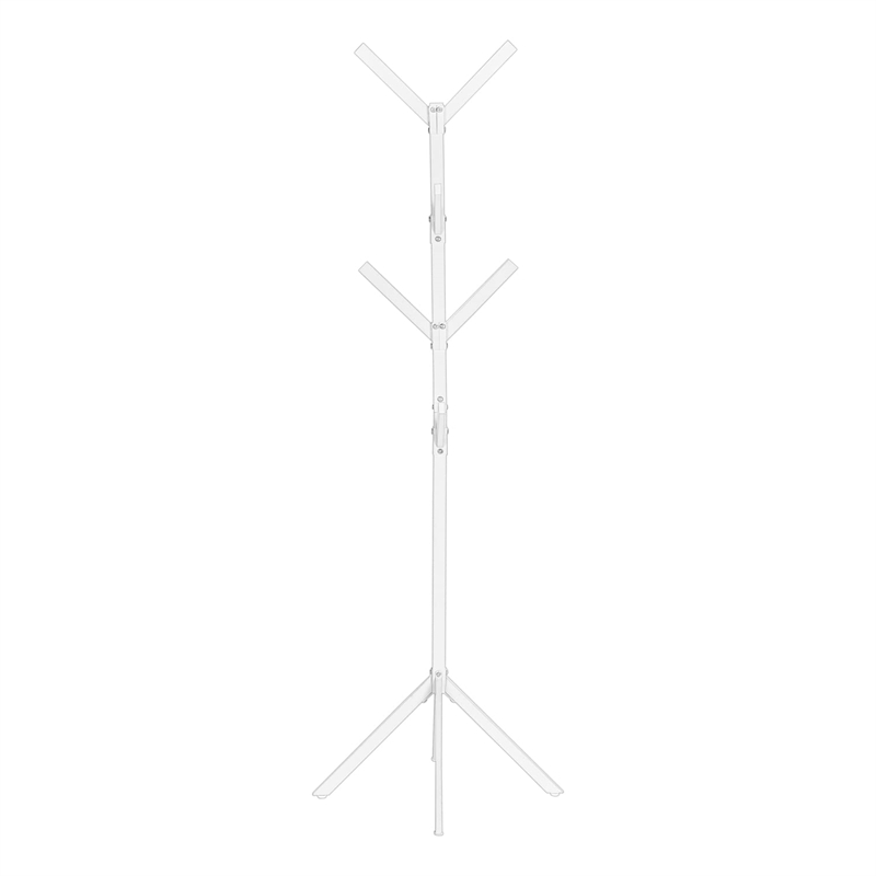 Coat Rack Hall Tree 8 Hooks Entryway 70