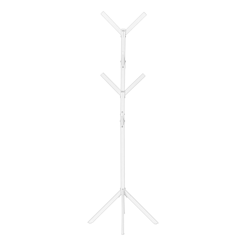 Coat Rack Hall Tree 8 Hooks Entryway 70
