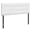 Bed Headboard Only Queen Size Bedroom Upholstered Pu Leather Look White