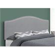 Bed Headboard Only Queen Size Bedroom Upholstered Pu Leather Look Grey
