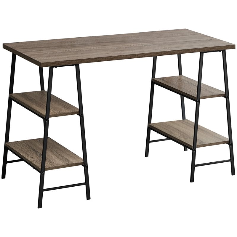 Computer Desk Home Office Laptop Storage Shelves 48