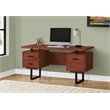 Computer Desk Home Office Laptop Storage Drawers 60