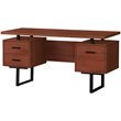 Computer Desk Home Office Laptop Storage Drawers 60