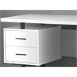 Computer Desk Home Office Laptop Storage Drawers 60