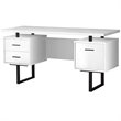Computer Desk Home Office Laptop Storage Drawers 60
