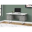 Computer Desk Home Office Laptop Storage Drawers 60