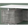 Computer Desk Home Office Laptop Storage Drawers 60