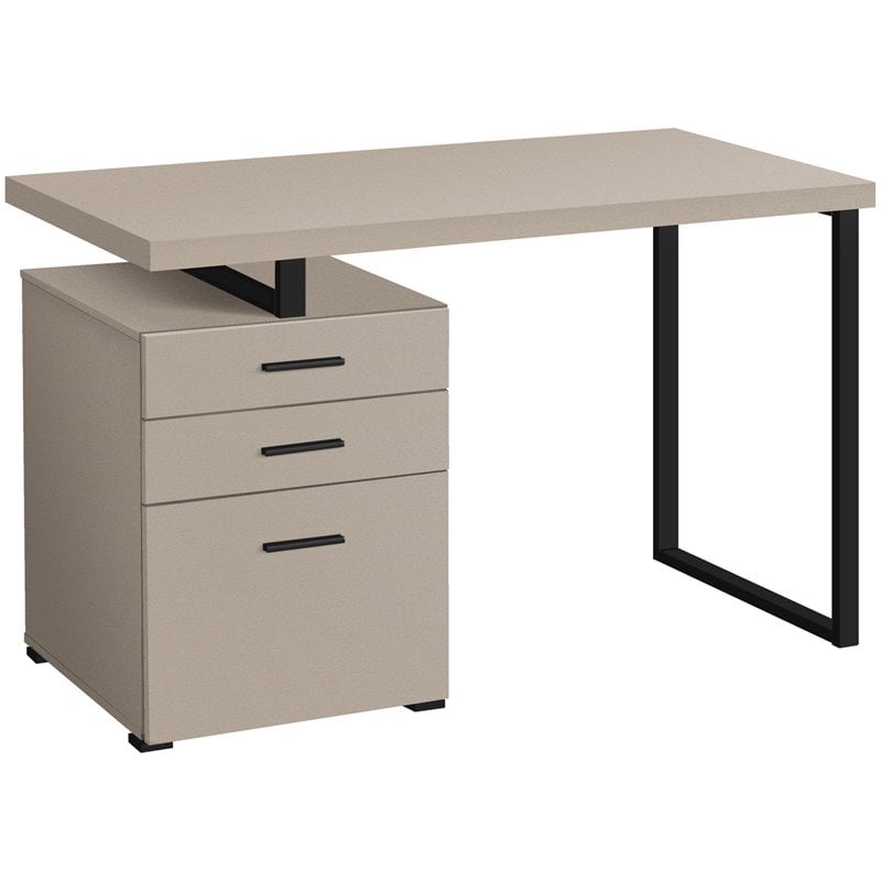 Computer Desk Home Office Laptop Storage Drawers 48