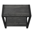 Accent Table Side End Nightstand Lamp Living Room Bedroom Metal Black