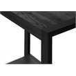 Accent Table Side End Nightstand Lamp Living Room Bedroom Metal Black