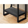 Accent Table Side End Nightstand Lamp Living Room Bedroom Metal Black