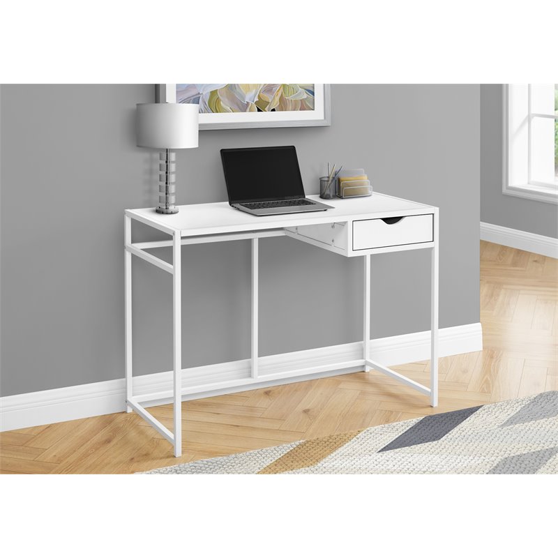 Computer Desk Home Office Laptop Storage Drawer 42