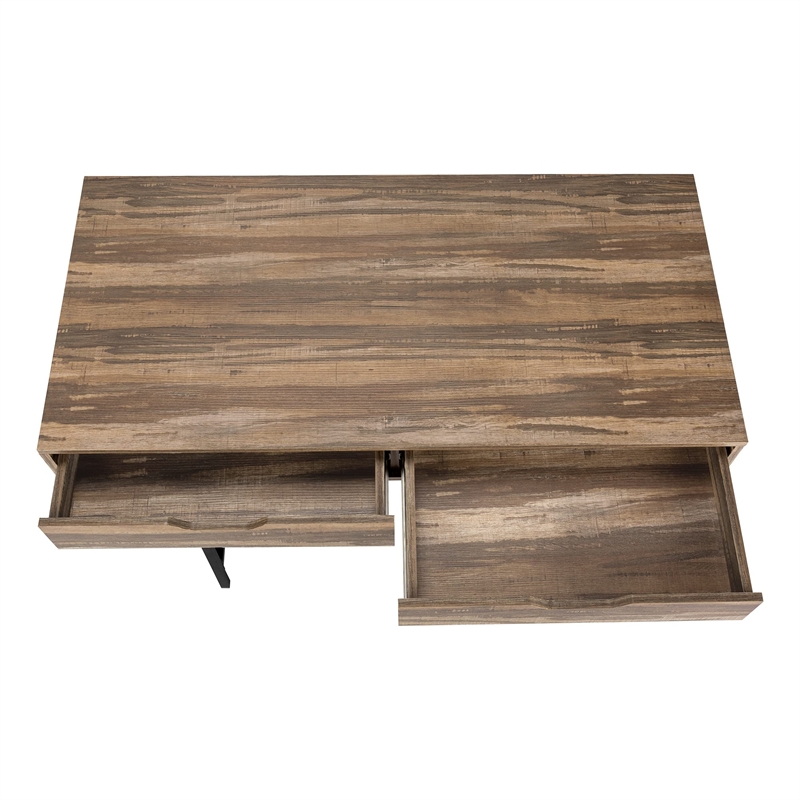 Computer Desk Home Office Laptop Storage Drawers 48