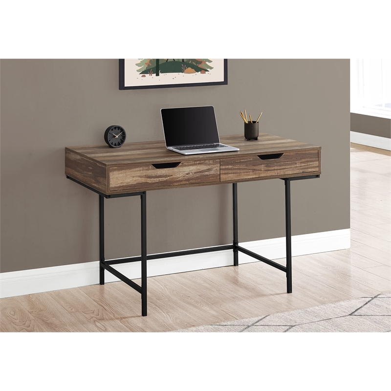 Computer Desk Home Office Laptop Storage Drawers 48