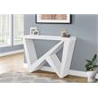 Accent Table Console Entryway Narrow Sofa Bedroom Laminate White