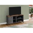 Tv Stand 48 Inch Console Living Room Bedroom Laminate Grey