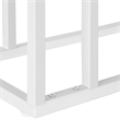 Accent Table C-shaped End Side Snack Living Room Bedroom Metal Natural