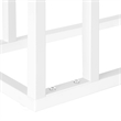 Monarch C-shaped Accent Table in Metal White