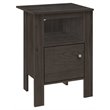 Accent Table Side End Nightstand Lamp Storage Bedroom Laminate Brown