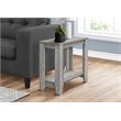Accent Table Side End Nightstand Lamp Living Room Bedroom Laminate Grey