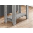 Accent Table Side End Nightstand Lamp Living Room Bedroom Laminate Grey