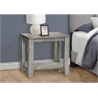 Accent Table Side End Nightstand Lamp Living Room Bedroom Laminate Grey