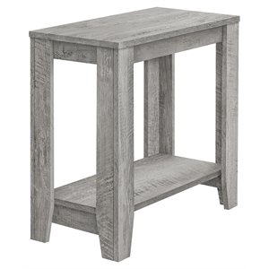 Accent Table Side End Nightstand Lamp Living Room Bedroom Laminate Grey
