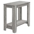 Accent Table Side End Nightstand Lamp Living Room Bedroom Laminate Grey