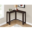 Accent Table Console Entryway Narrow Corner Bedroom Laminate Brown