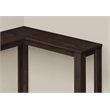 Accent Table Console Entryway Narrow Corner Bedroom Laminate Brown