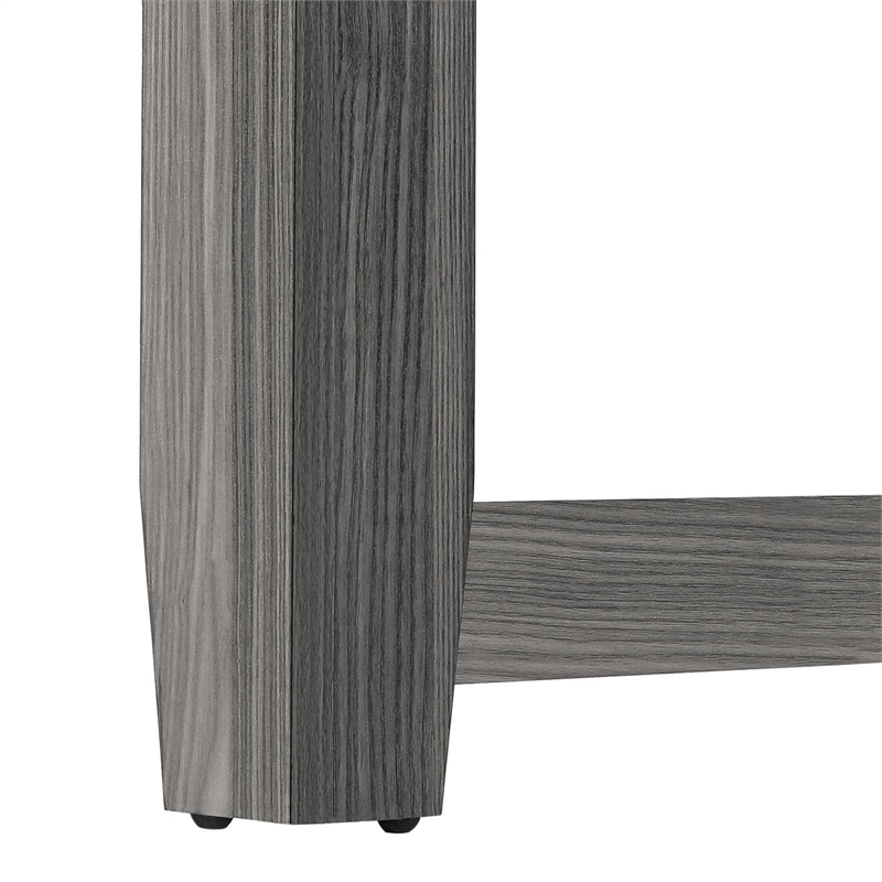Accent Table Console Entryway Narrow Corner Bedroom Laminate Grey