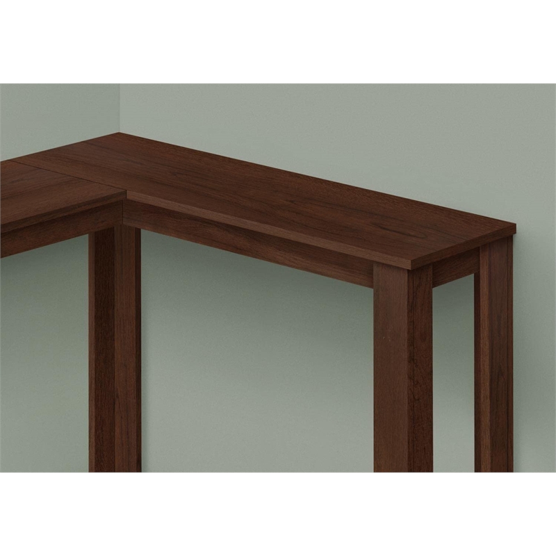 Accent Table Console Entryway Narrow Corner Bedroom Laminate Brown