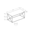 Coffee Table Accent Cocktail Rectangular Living Room 40