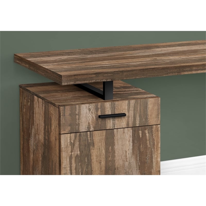Computer Desk Home Office Laptop Storage Drawers 48