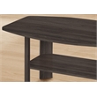 Table Set 3pcs Set Coffee End Side Accent Living Room Laminate Brown