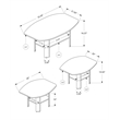 Table Set 3pcs Set Coffee End Side Accent Living Room Laminate Grey