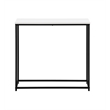 Accent Table - Console - Entryway - Narrow - Sofa - Bedroom - White Laminate