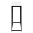 Accent Table - Console - Entryway - Narrow - Sofa - Bedroom - White Laminate